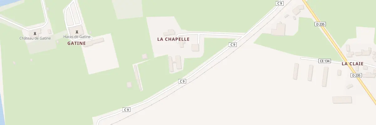 Plan du 1 La Chapelle à Issé