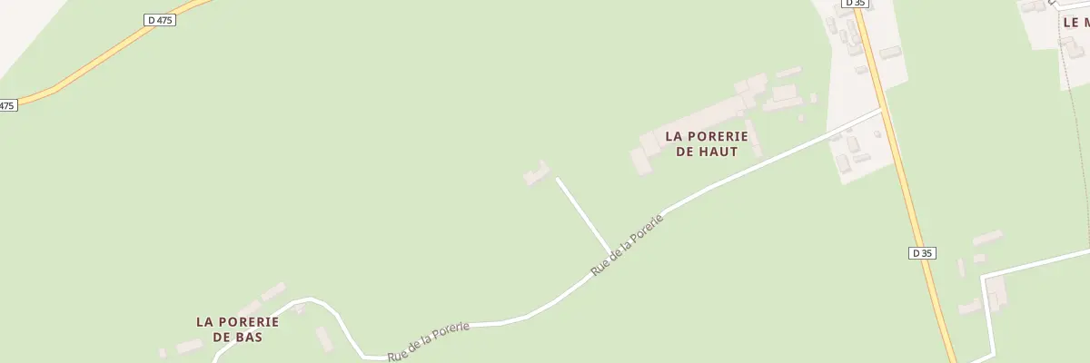 Plan du 7013 Porerie de Haut Mesnil-Dre à Folligny