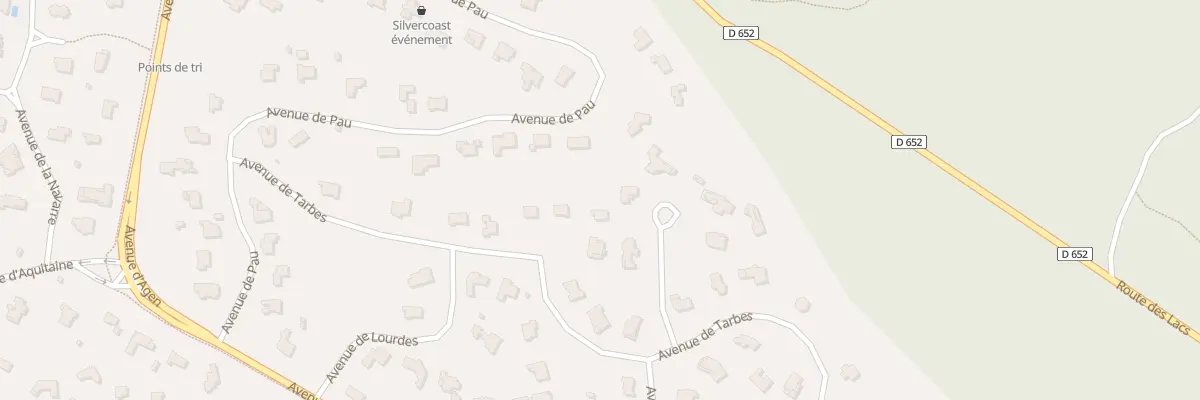 Plan du 297 Av de Tarbes à Soorts-Hossegor