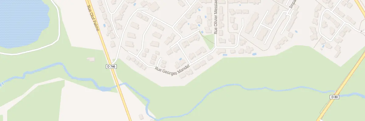 Plan du 16 Rue georges mandel à La Roche-sur-Yon