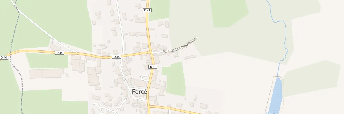 Plan du 2B Rue de la Magdeleine à Fercé