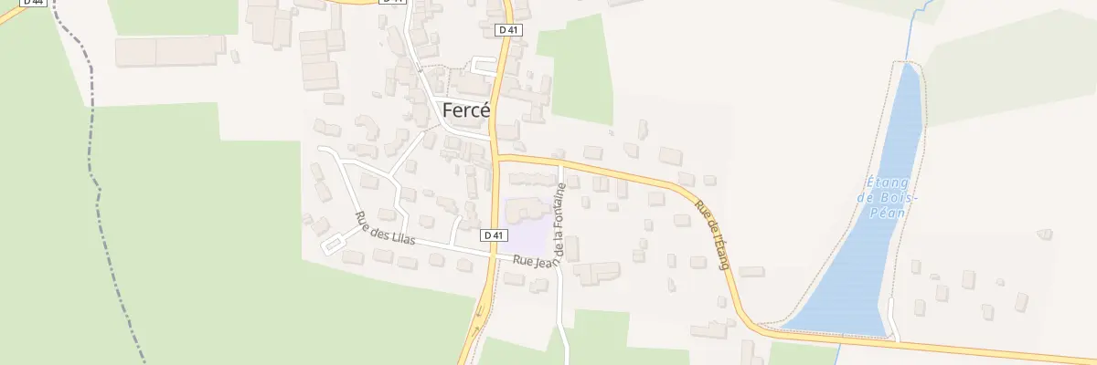Plan du 2T Rue de l’Etang à Fercé