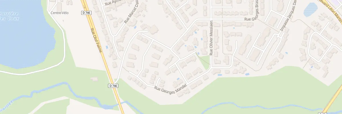 Plan du 38 Rue dominique levert à La Roche-sur-Yon