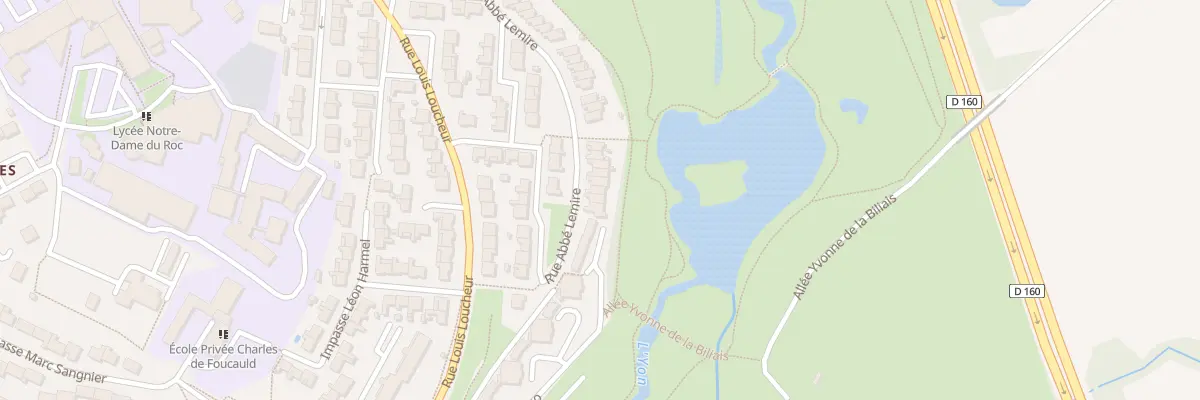 Plan du 18 Rue abbé lemire à La Roche-sur-Yon