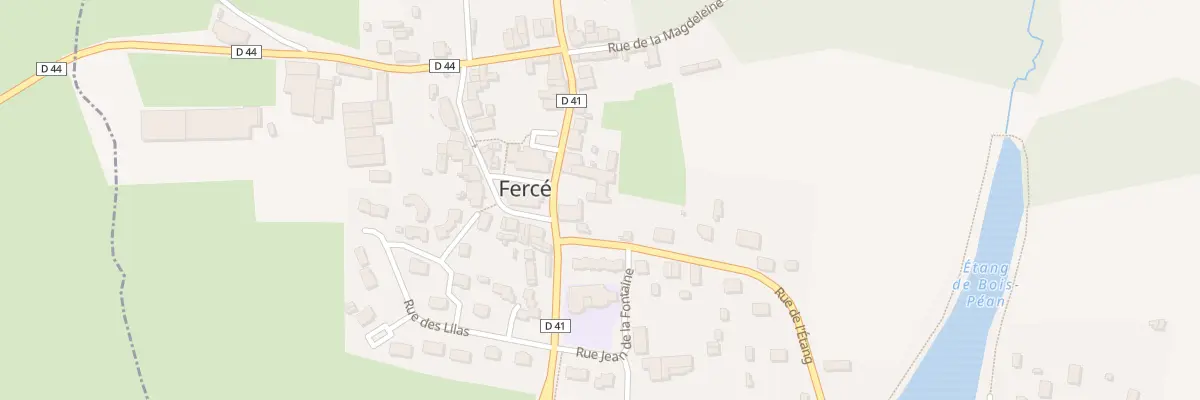 Plan du 4 Rue des Rosiers à Fercé