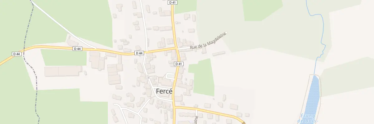 Plan du 16 Rue des Rosiers à Fercé