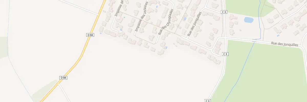 Plan du 26 Rue des olympiades à Montréverd