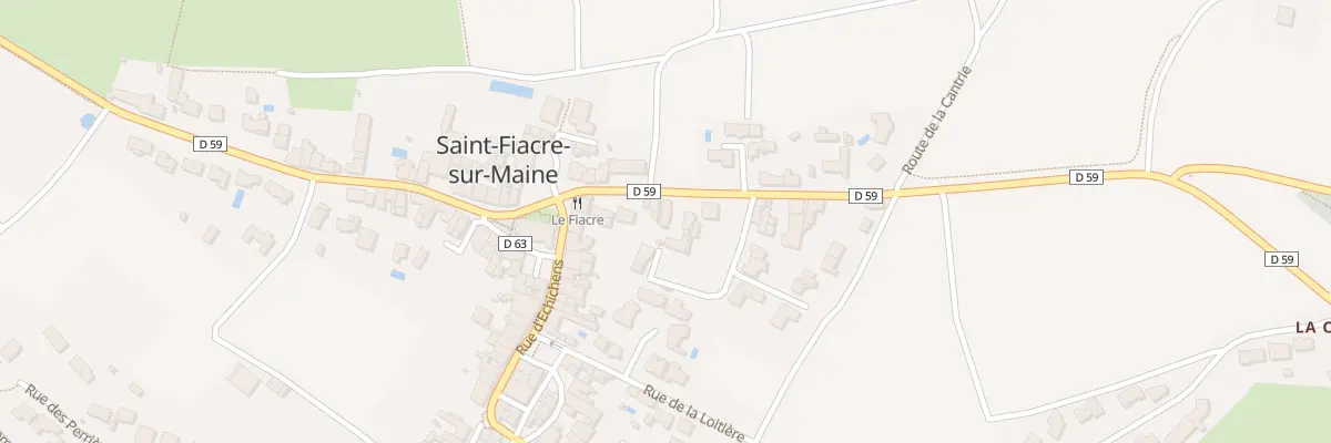 Plan du 6 Rue beauregard à Saint-Fiacre-sur-Maine