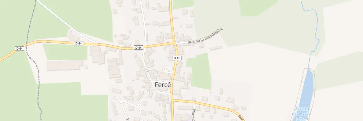 Plan du 14 Rue des Rosiers à Fercé
