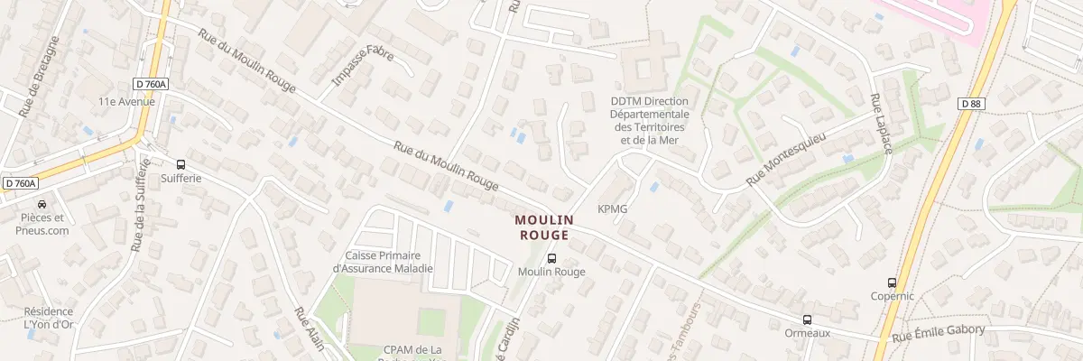 Plan du 71 Rue du moulin rouge à La Roche-sur-Yon
