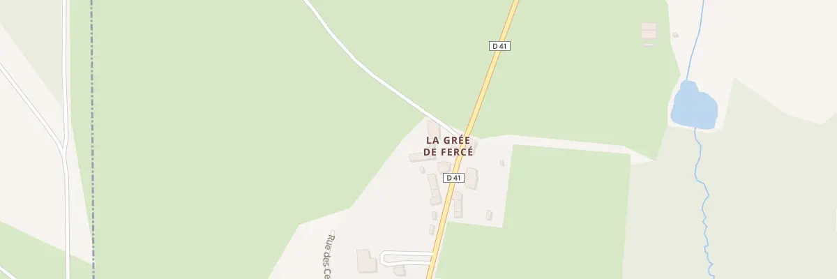 Plan du 5076 La Grée à Fercé