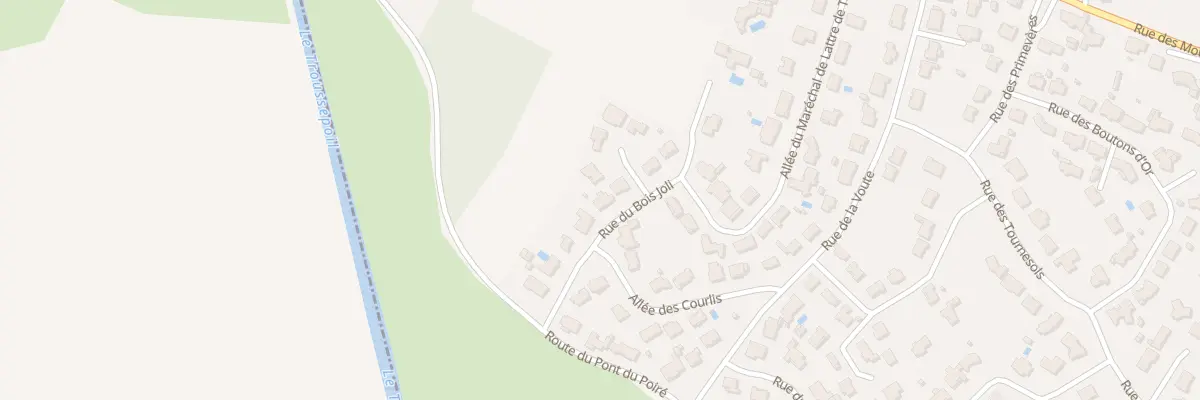 Plan du 7 Rue du bois joli à Angles