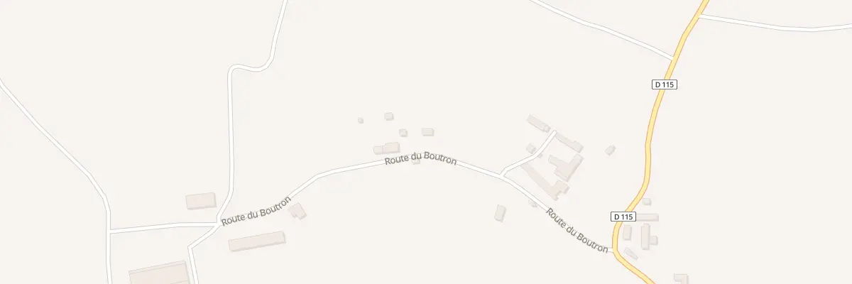 Plan du 26 Rte de Boutron à Brillevast
