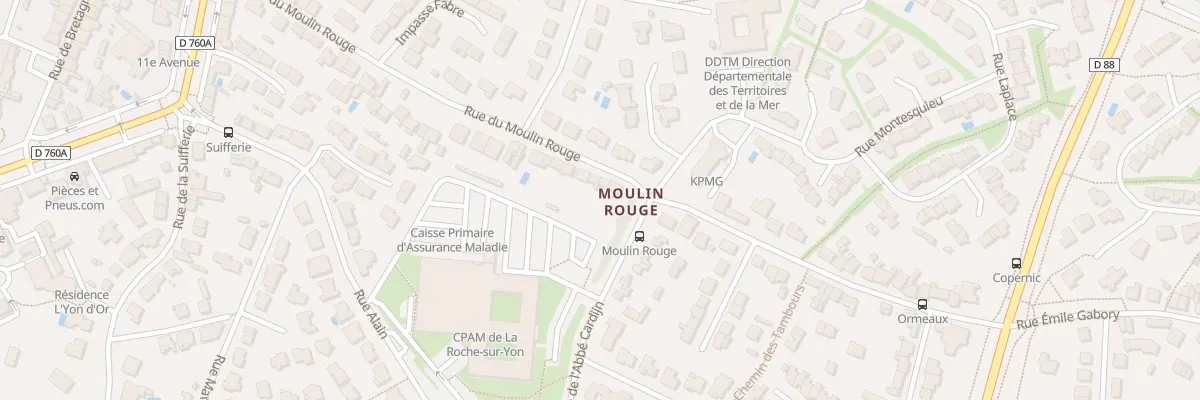 Plan du 72 Rue du moulin rouge à La Roche-sur-Yon