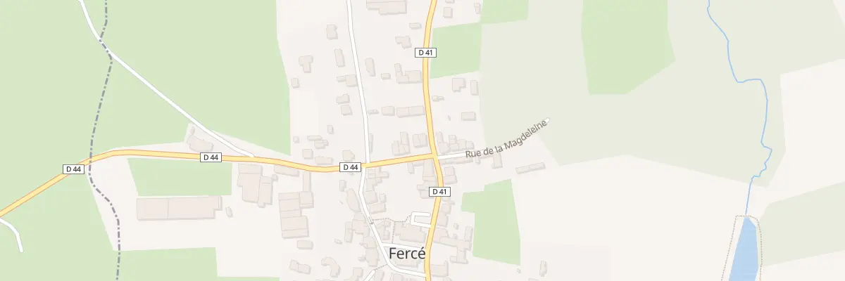 Plan du 1 Rue de Fée à Fercé