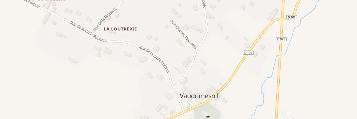Plan du 8 Rue Charles Reynolds Vaudrimes à Saint-Sauveur-Villages