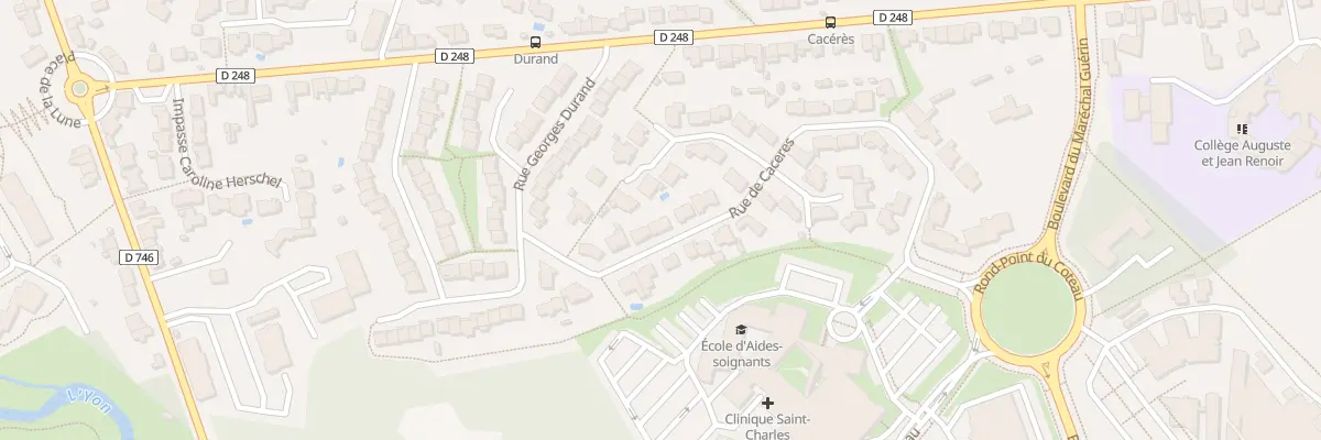 Plan du 62 Rue de cacères à La Roche-sur-Yon
