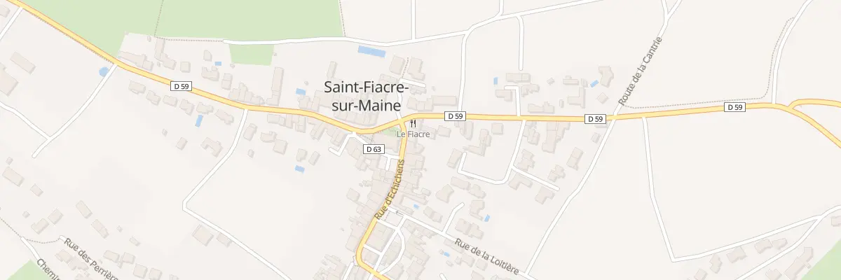 Plan du 3 Rue d’echichens à Saint-Fiacre-sur-Maine