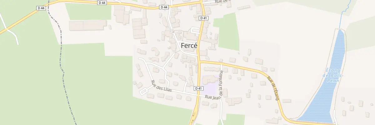 Plan du 3 Rue de la Mairie à Fercé