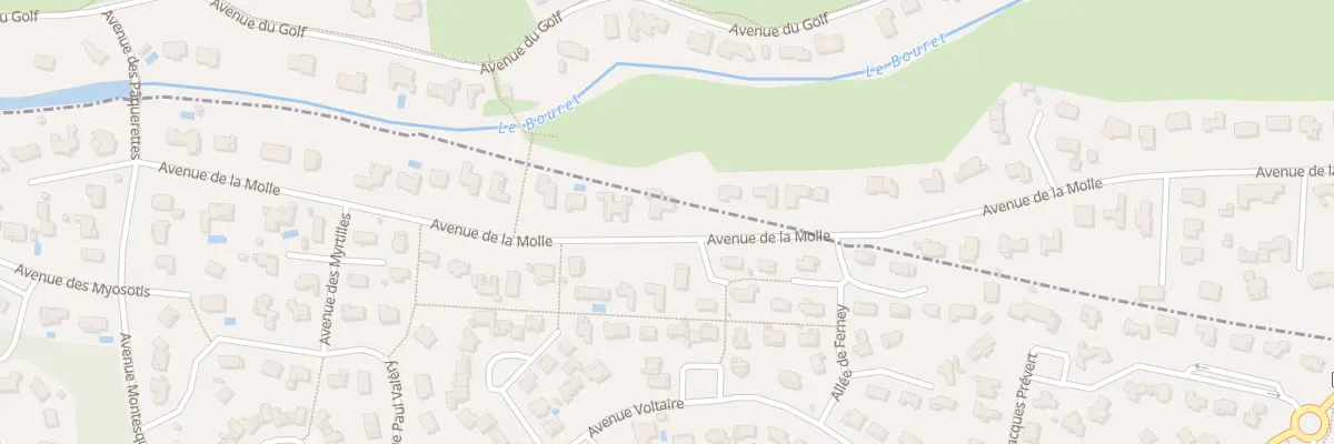 Plan du 25 Av de la Molle à Capbreton