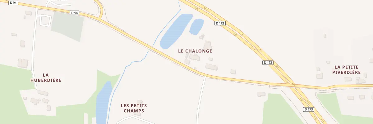 Plan du 3 Le Chalonge au Theil-de-Bretagne