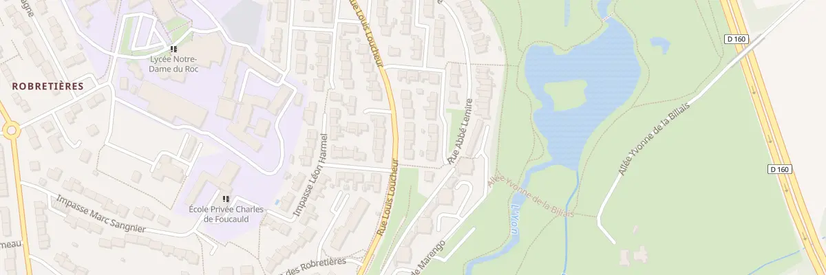 Plan du 62 Rue louis loucheur à La Roche-sur-Yon