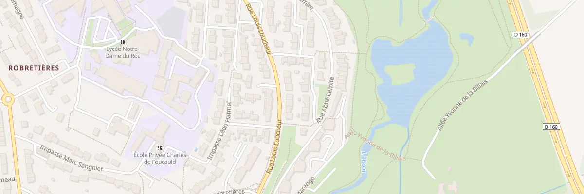 Plan du 64 Rue louis loucheur à La Roche-sur-Yon