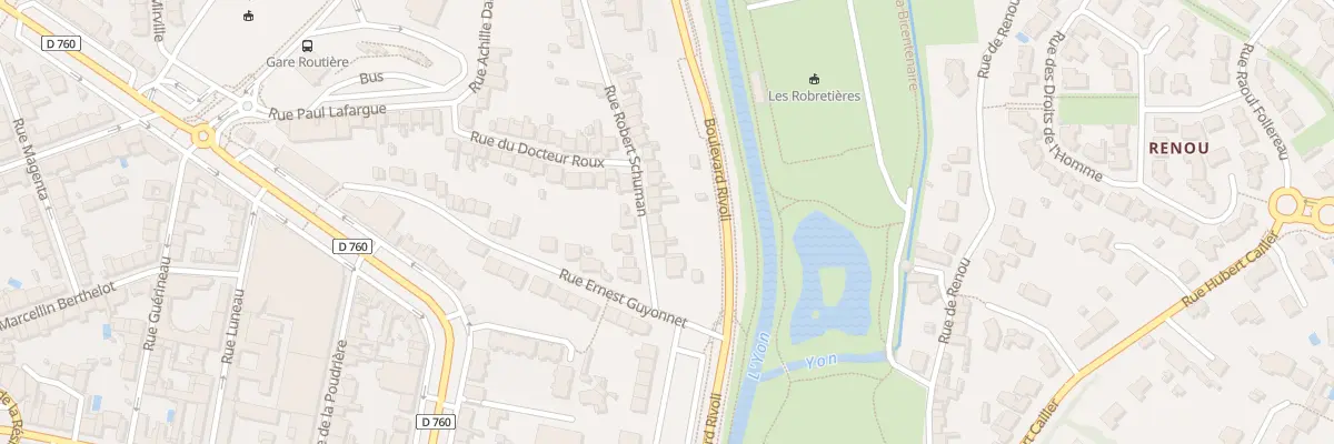 Plan du 12 Rue robert schuman à La Roche-sur-Yon