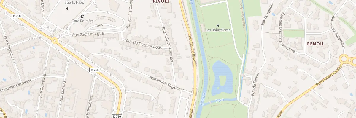 Plan du 14 Rue robert schuman à La Roche-sur-Yon