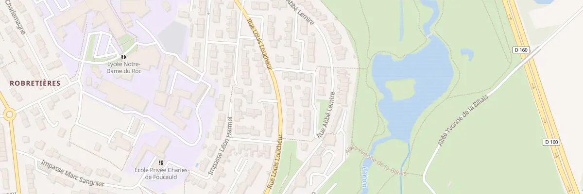 Plan du 70 Rue louis loucheur à La Roche-sur-Yon
