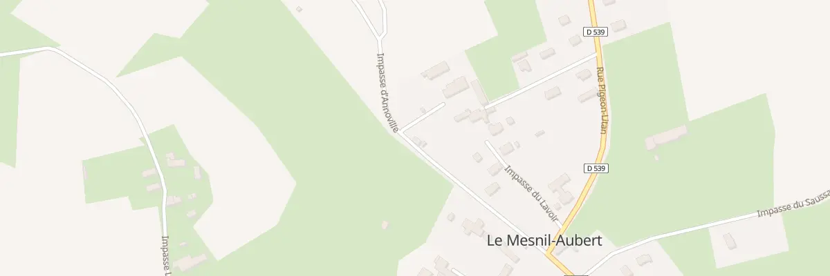 Plan du 2 Imp d’Annoville au Mesnil-Aubert