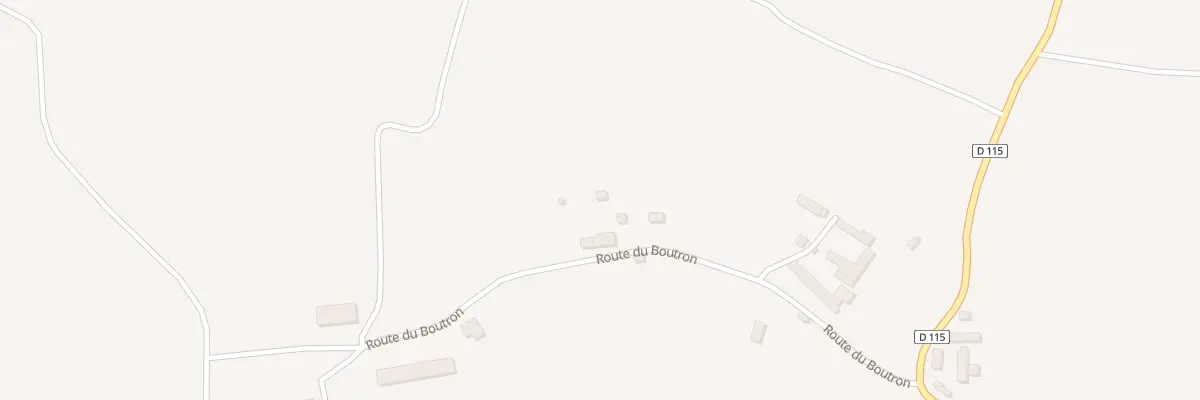 Plan du 28 Rte du Boutron à Brillevast
