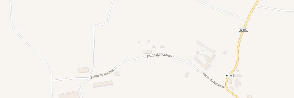 Plan du 30 Rte du Boutron à Brillevast