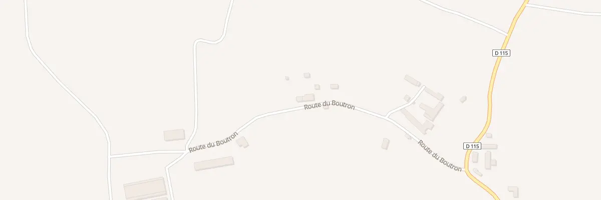Plan du 32 Rte du Boutron à Brillevast