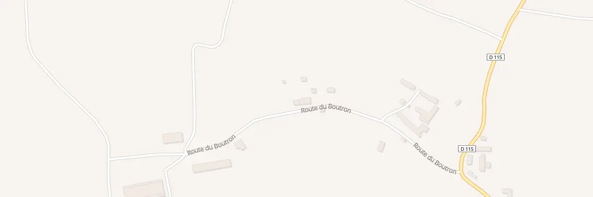 Plan du 30 Rte du Boutron à Brillevast
