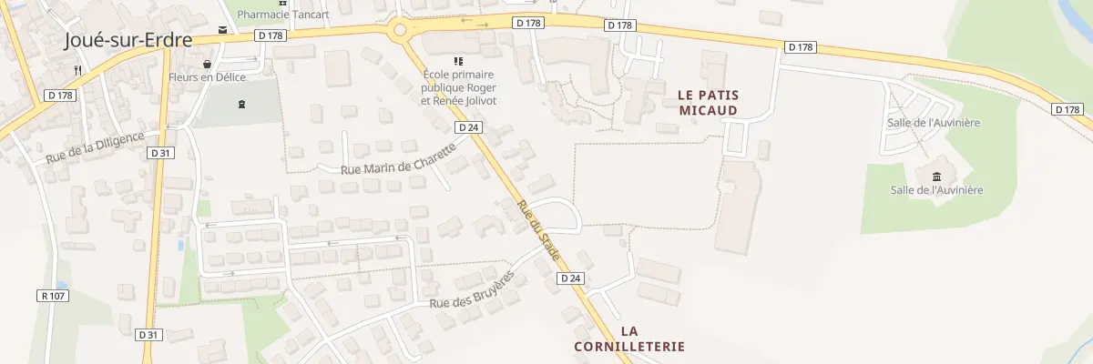Plan du 171 Rue du Stade à Joué-sur-Erdre