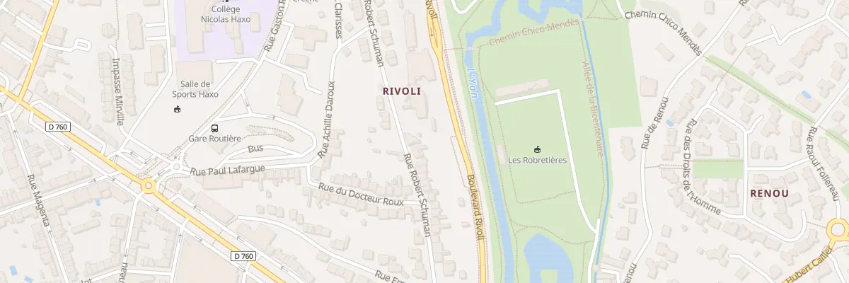 Plan du 36 Rue robert schuman à La Roche-sur-Yon