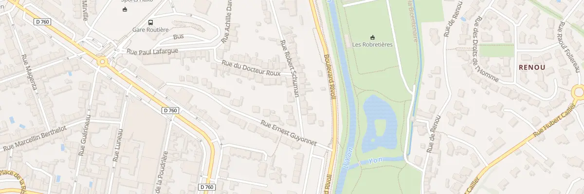 Plan du 11 Rue robert schuman à La Roche-sur-Yon