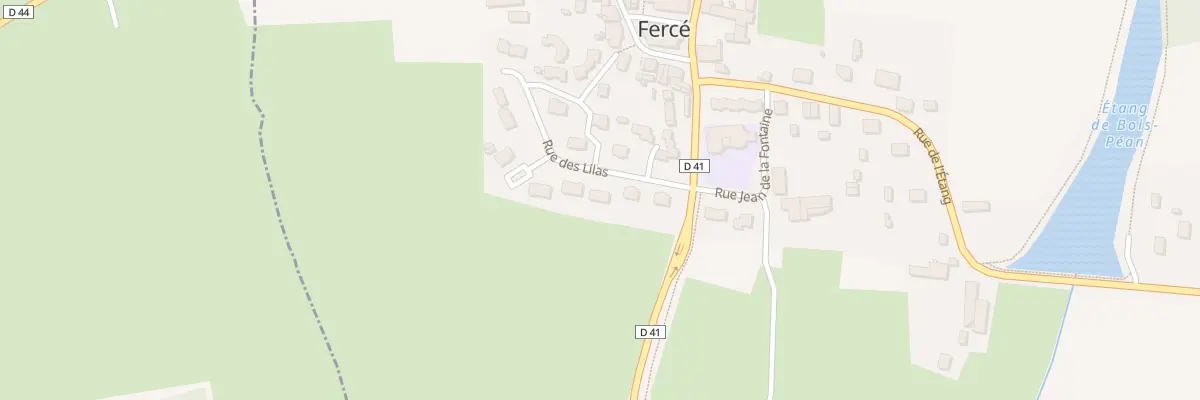 Plan du 5 Rue des Lilas à Fercé