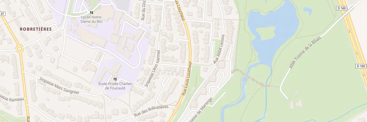 Plan du 57 Rue louis loucheur à La Roche-sur-Yon