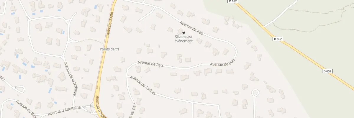 Plan du 353 Av de Pau à Soorts-Hossegor
