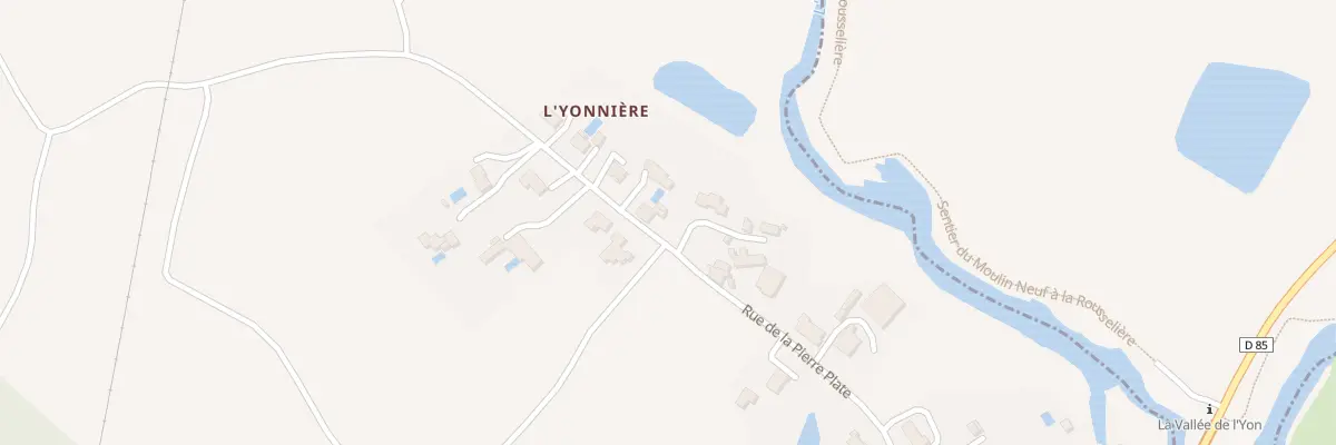 Plan du 1 Imp de la Fontaine à Nesmy
