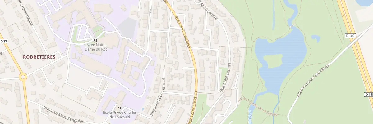 Plan du 73 Rue louis loucheur à La Roche-sur-Yon