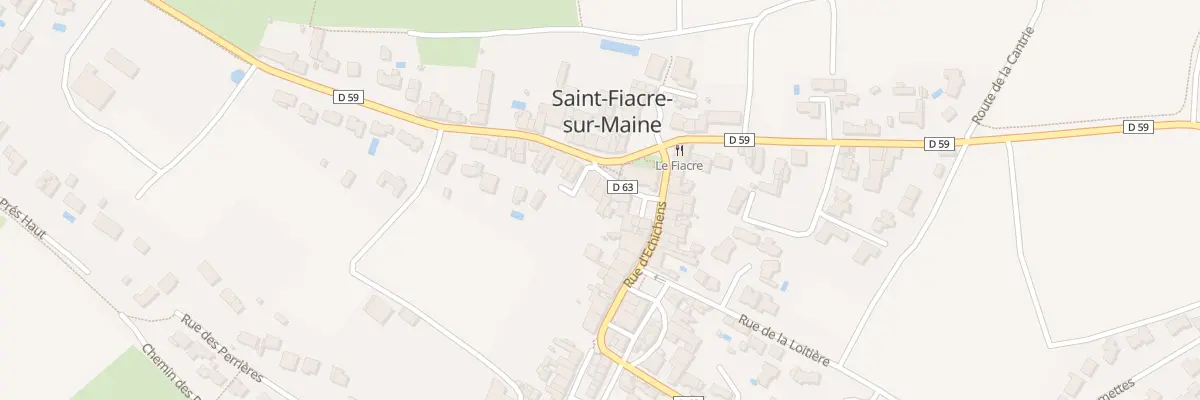 Plan du 3 Pl de l’Eglise à Saint-Fiacre-sur-Maine