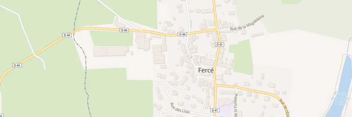 Plan du 15 Rue de la Mairie à Fercé