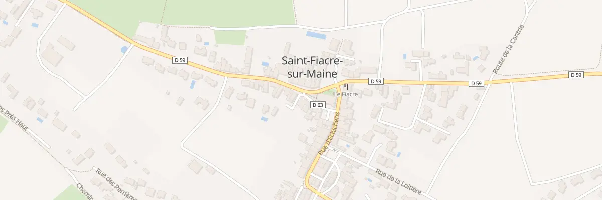 Plan du 4 Pl de l’Eglise à Saint-Fiacre-sur-Maine