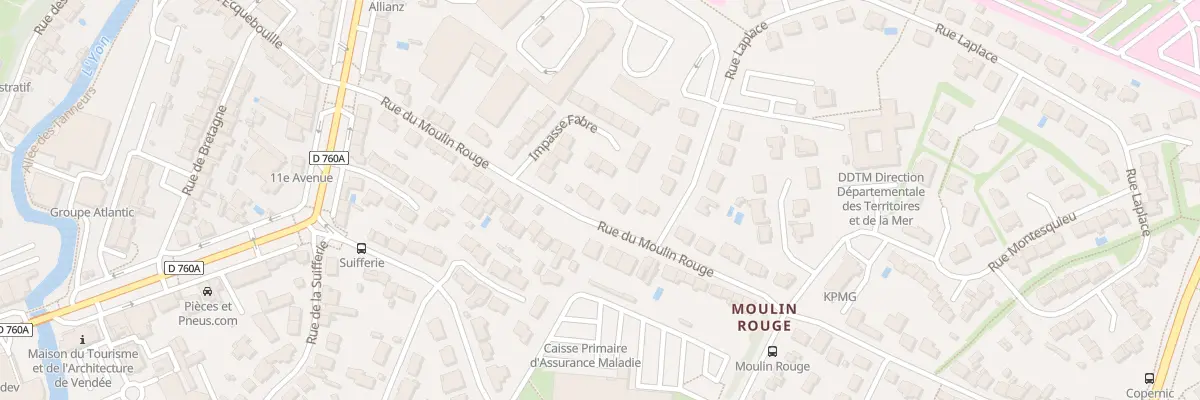 Plan du 43 Rue du moulin rouge à La Roche-sur-Yon