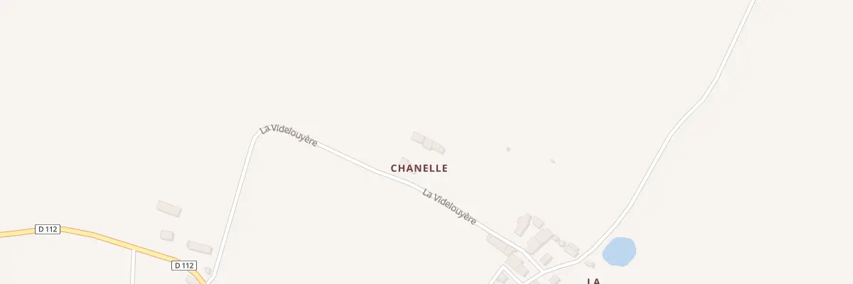 Plan du 3 La Chanelle - Vessey à Pontorson