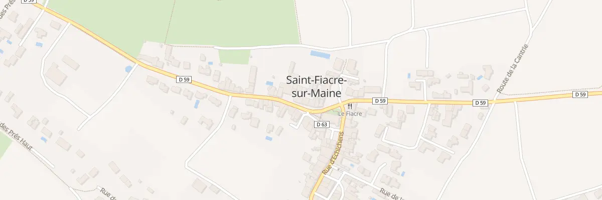 Plan du 8 Rue Sophie Trébuchet à Saint-Fiacre-sur-Maine