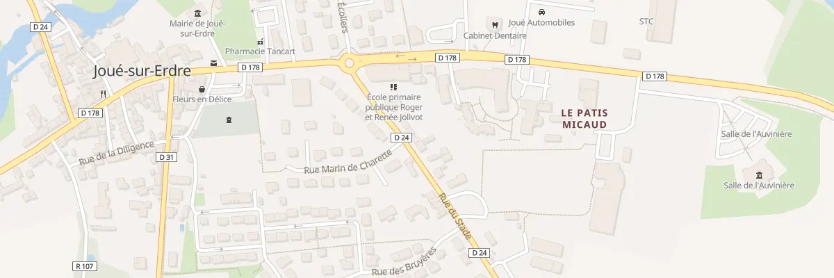 Plan du 111 Rue du Stade à Joué-sur-Erdre